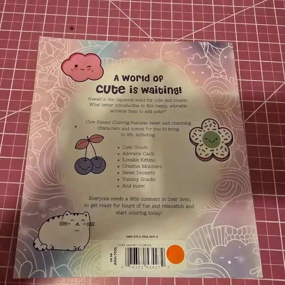 NEWCute Kawaii Coloring Coloring Book - Picture 3 of 6